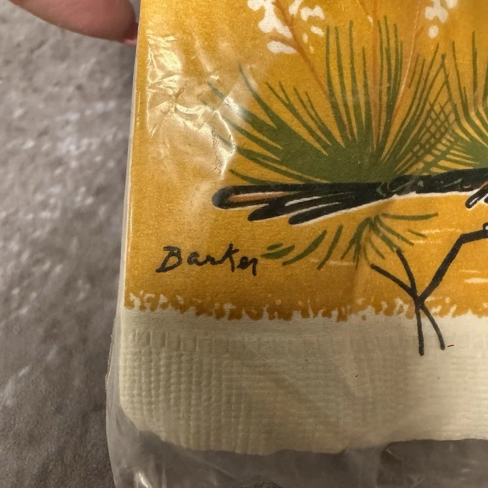VTG NOS Monogram of California San Francisco Road Runner Cocktail Napkins